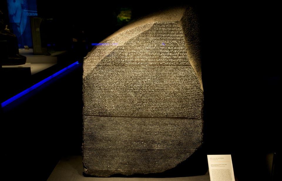 The Rosetta Stone.