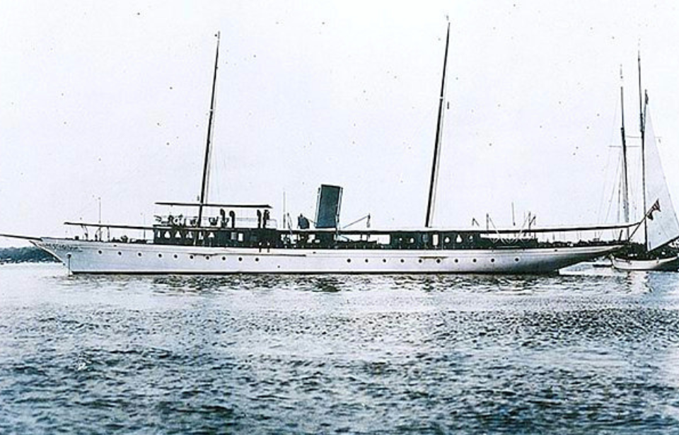 Celt moored in a harbor