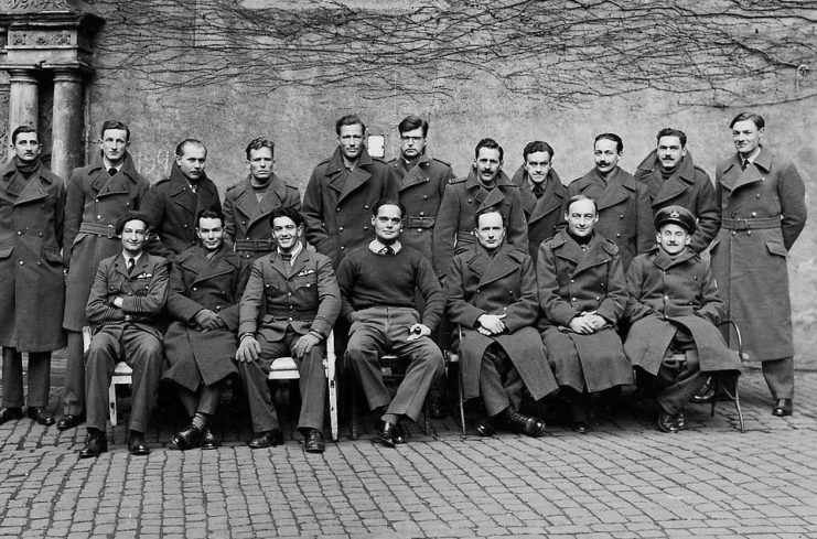 Royal Air Force airmen standing together