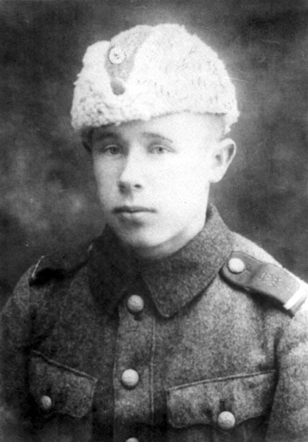 Military portrait of Simo Häyhä