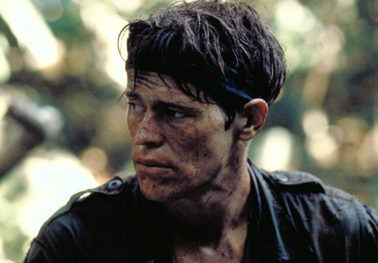 Willem Dafoe as Sgt. Elias in 'Platoon'