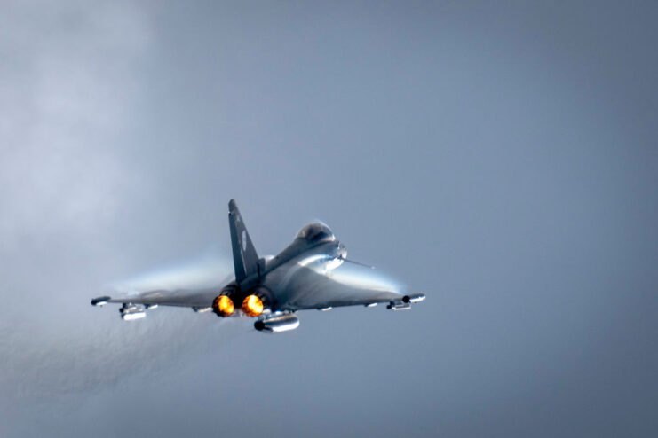 Eurofighter Typhoon taking off