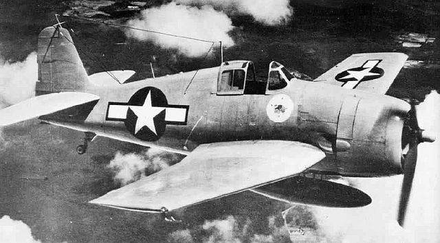 Grumman F6F-5K Hellcat in flight