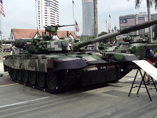 PT-91M Pendekar on display outside