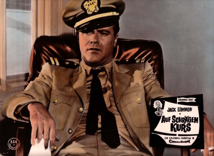 Jack Lemmon as Lt. Rip Crandall in 'The Wackiest Ship in the Army'