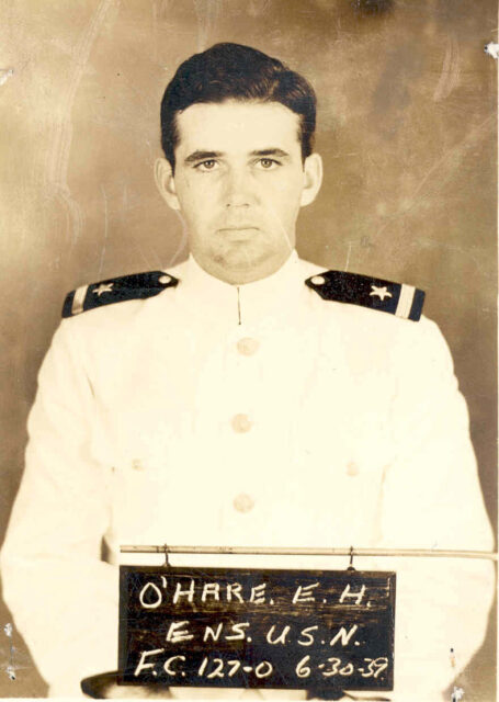 Military portrait of Edward "Butch" O'Hare