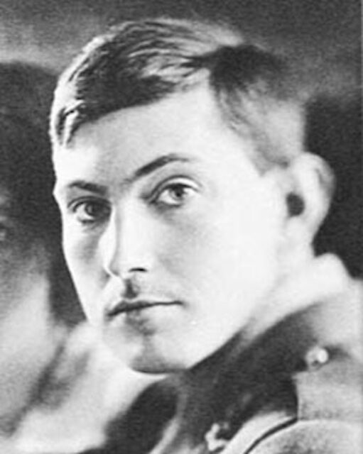 George Mallory looking to the side